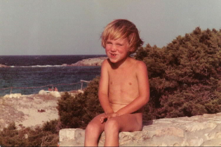Me age 4 - Formentera, Spain Summer of 1980